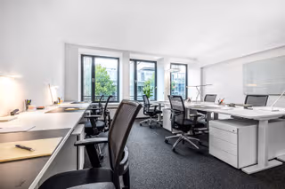 3 Person Coworking Desk