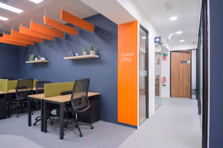 4 Person Coworking Desk