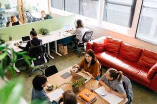 2 Person Coworking Desk