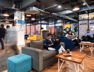 3 Person Coworking Desk