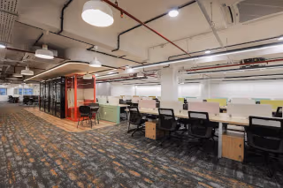 3 Person Coworking Desk