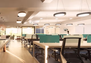 1 Person Coworking Desk