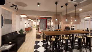 2 Person Coworking Desk