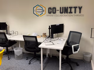 2 Person Coworking Desk