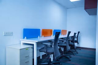 3 Person Coworking Desk