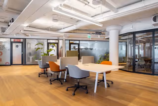 1 Person Coworking Desk