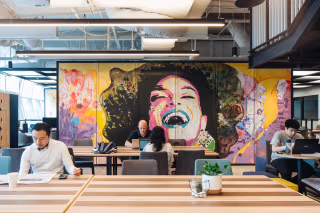 1 Person Coworking Desk