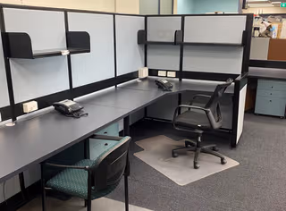 3 Person Coworking Desk