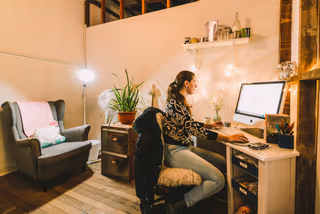 2 Person Coworking Desk