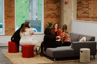 3 Person Coworking Desk