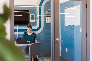 5 Person Coworking Desk