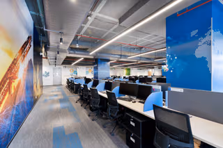 300 Person Private Office