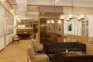 1 Person Coworking Desk