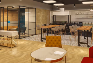 4 Person Coworking Desk