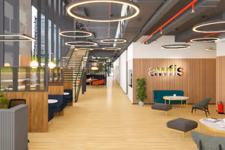 2 Person Coworking Desk