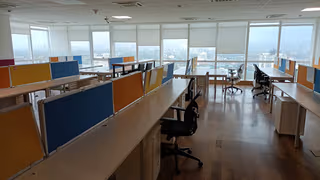 3 Person Coworking Desk