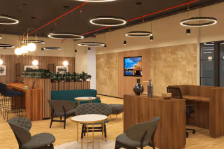 90 Person Private Office