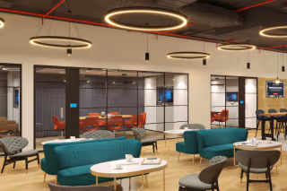 2 Person Coworking Desk