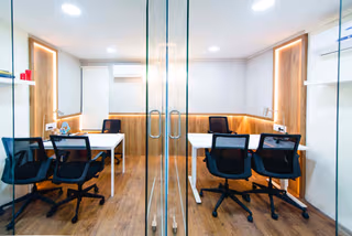 3 Person Coworking Desk