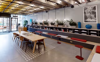 3 Person Coworking Desk