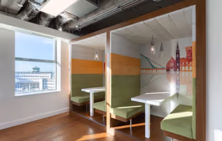 1 Person Coworking Desk