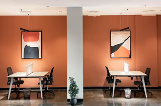 3 Person Coworking Desk