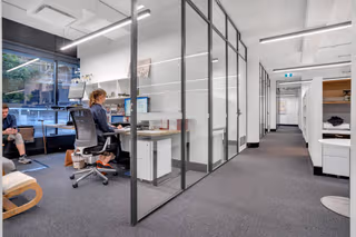 3 Person Coworking Desk