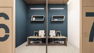 1 Person Coworking Desk