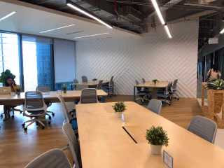 5 Person Coworking Desk