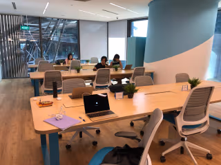 2 Person Coworking Desk