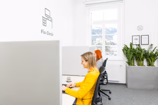 2 Person Coworking Desk