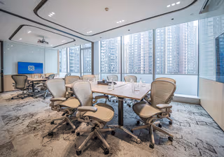 3 Person Coworking Desk