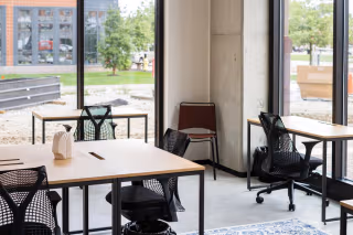 3 Person Coworking Desk