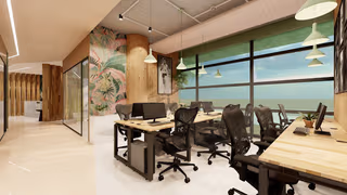 3 Person Private Office
