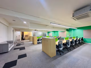 3 Person Coworking Desk