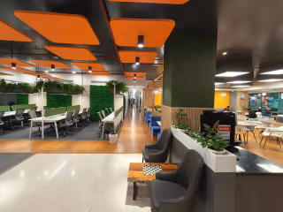 4 Person Coworking Desk