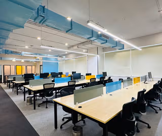 3 Person Coworking Desk