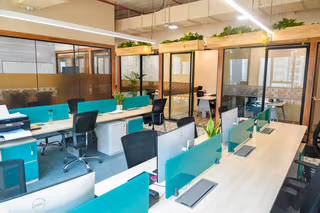 1 Person Coworking Desk