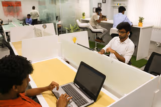 2 Person Coworking Desk