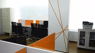 3 Person Coworking Desk