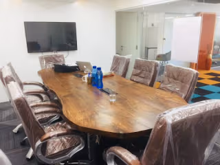 3 Person Coworking Desk