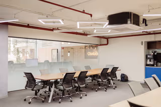 3 Person Coworking Desk