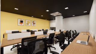 1 Person Coworking Desk