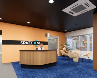2 Person Coworking Desk