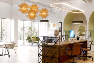 1 Person Coworking Desk
