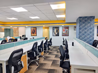3 Person Coworking Desk