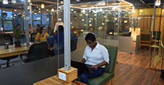 1 Person Coworking Desk