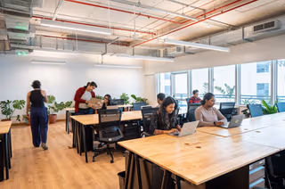 5 Person Coworking Desk