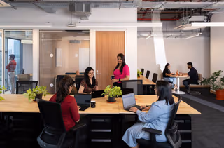5 Person Coworking Desk