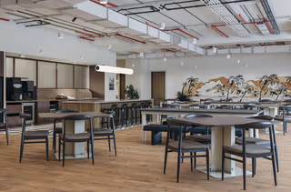 4 Person Coworking Desk